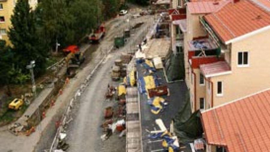 Hus 1 och 2 börjar bli klara.